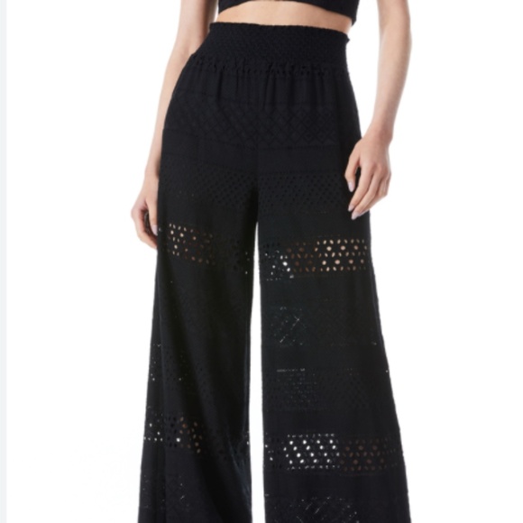 RUSSELL HIGH WAISTED EYELET PANT - Picture 1 of 6